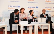 Fabien Pichon (AN Francia), Carmen Hernández (AN España), Raquel Rocha (AN Portugal) y Jesús Núñez, responsable de Proyectos